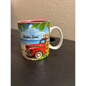 Souvenir Coffee Mug Catalina Island Woody Woodie Wagon